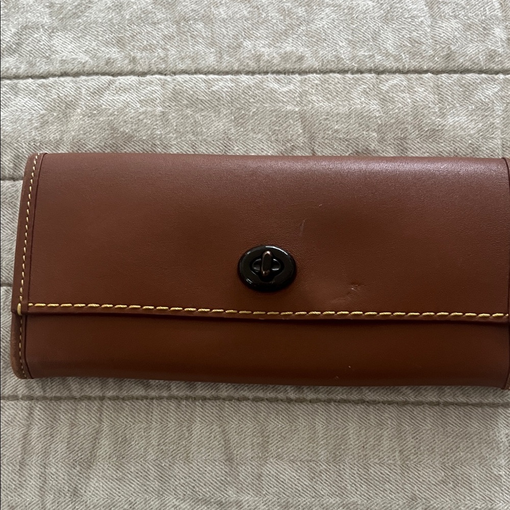 Coach Brown Leather Wallet